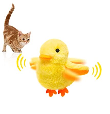 Cat Toy-Touch Activated, Rattles & USB Rechargeable Cat Toy