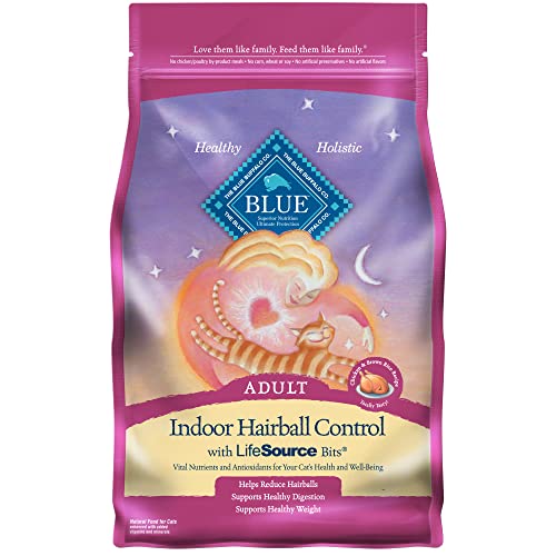 BLUE for Cats Natural Adult Dry Cat Food with Hairball Control