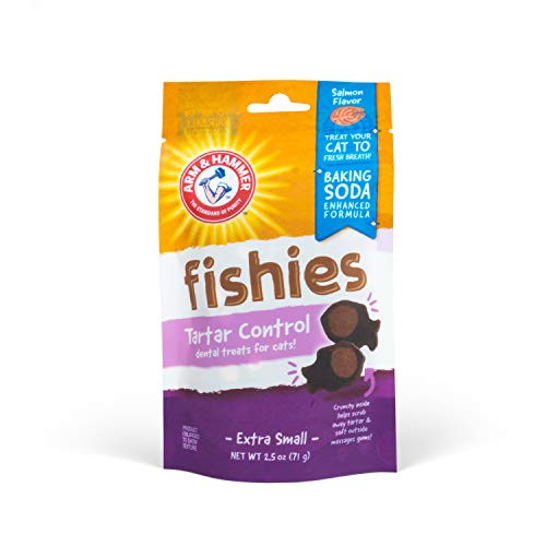 Arm & Hammer Fishies Cat Treats for Tartar Control | Cat Dental Care