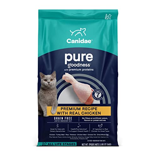 Canidae PURE Chicken Dry Cat Food | 7 Whole Ingredients, Antioxidants & Probiotics