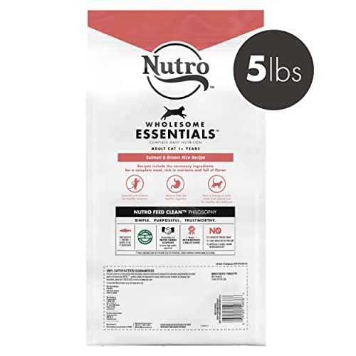 NUTRO WHOLESOME ESSENTIALS Adult Salmon & Brown Rice Recipe Natural Cat Food