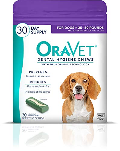 Dog Dental Chews with Delmopinol for Cleaner Teeth & Fresher Breath