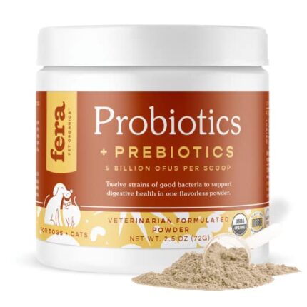 Natural Hypoallergenic Pet Probiotics For Dogs & Cats - 11 Strain Formula | Fera's