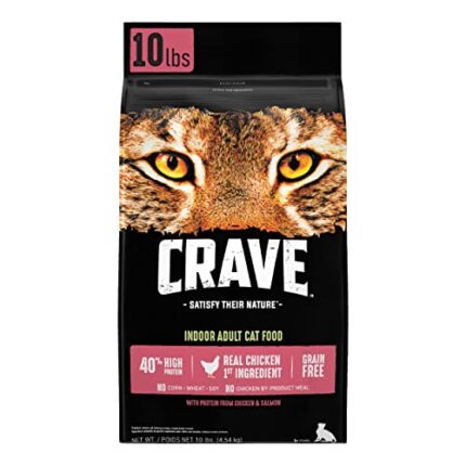 Grain Free Indoor Cat Food with Real Chicken – CRAVE