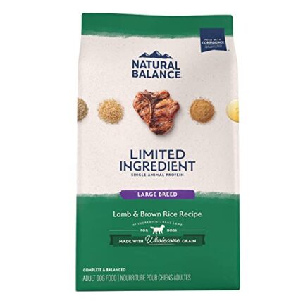 Natural Balance Limited Ingredient Dog Food - Grain Free for Optimal Nutrition