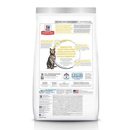 Cat Food Supports Urinary Health, Hairball Reduction, Skin & Coat |