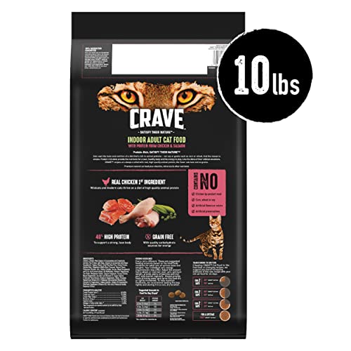 Grain Free Indoor Cat Food with Real Chicken – CRAVE