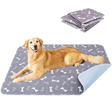 Washable & Reusable Dog Pee Pads: 4-Layer Leak-Proof Protection