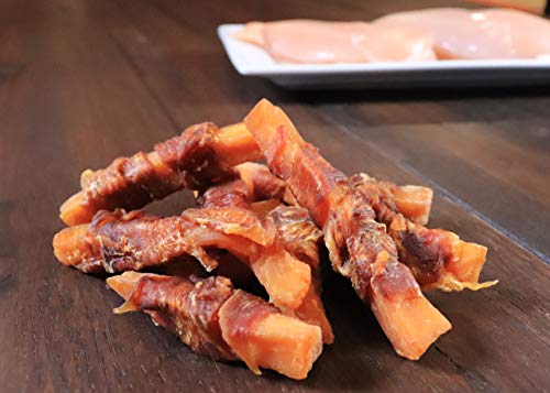 Pur Luv Jerky Wrapped Dog Treats with Real Chicken & Sweet Potato