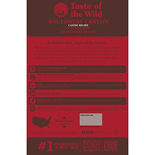 Taste Wild Protein Southwest Canyon Dog Food - Shop Now!