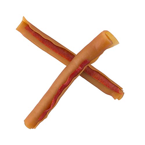 100% Rawhide-Free Dog Chews with Real Peanut Butter, Chicken & Vegetables