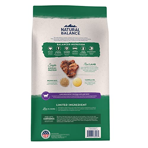 Natural Balance Limited Ingredient Dog Food - Grain Free for Optimal Nutrition