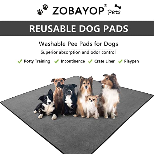 'Absorbent & Leakproof Dog Pee Pad with Anti-Slip Grippers'