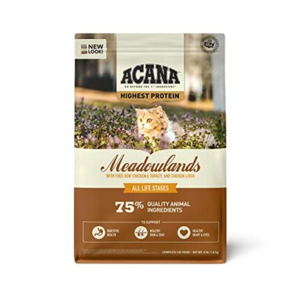 High-Protein & Nutritious Cat Food - Crafted with Fresh & Raw Ingredients - No Artificial Colors or Preservatives