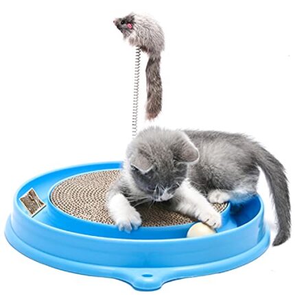 Cat Toy Balls, Durable Cat Scratcher & Cat Scratch Board