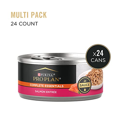 24 Pack 5.5 Oz. Salmon Entree in Sauce | Purina Pro Plan