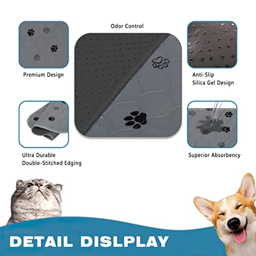 Reusable Dog Pads - Super Absorbent & Leakproof | Non-Slip Bottom