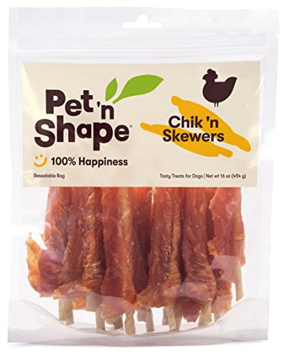 All-Natural Pet 'n Shape Chik 'n Skewers: U.S. Lab Tested Treats For All Breeds