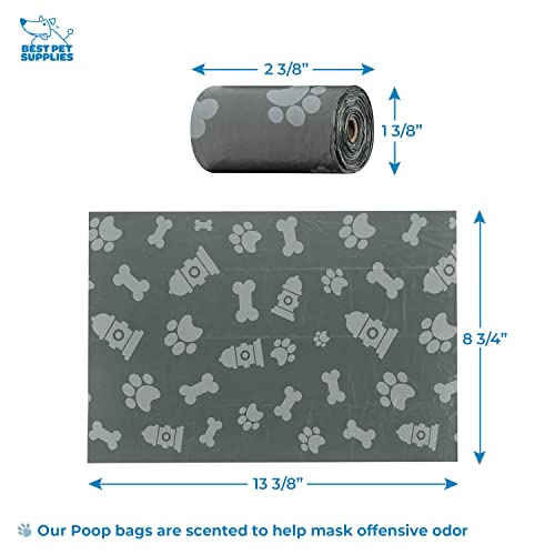 Reusable Poop Bag Dispenser - Attaches to Your Dog's Leash - Durable and Lightweight