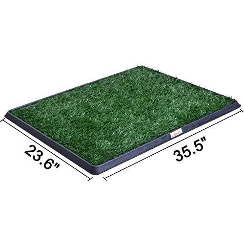 Loobani Dog Potty with Artificial Grass Mat | Indoor and Outdoor Use