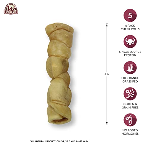 High Protein, Low Fat Dog Chews: Wild Eats Water Buffalo Cheek Rolls