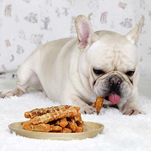 Delicious Dog Treats Packed with Skinless Chicken & Sweet Potato Twists