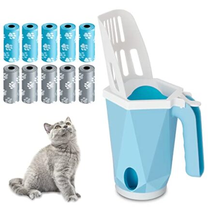 2-in-1 Cat Litter Scoop & Litter Box | Save Time & No Spills