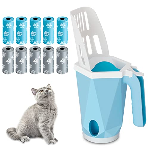 2-in-1 Cat Litter Scoop & Litter Box | Save Time & No Spills