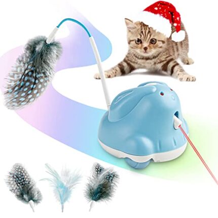 2023 Automatic Cat Feather Toy – Get Your Feline Family Exercising