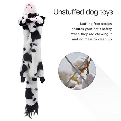 5-Pack Super Value Dog Toys Set - Squeaky, Crinkle & Stuffing-Free Design