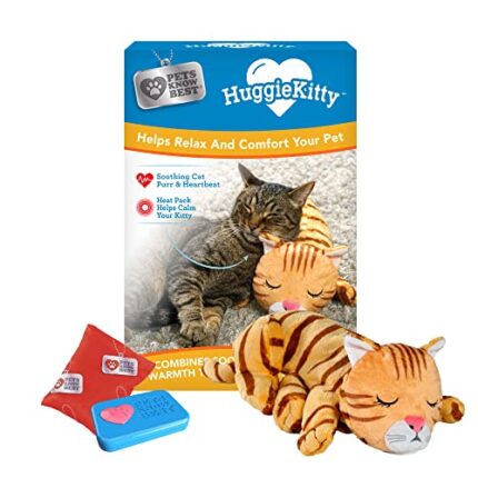 Comfort & Calmness With HuggieKitty Companion - A Reusable Heat & Purring Toy For Cats