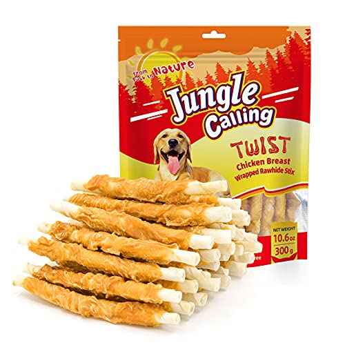 All-Natural Chicken Chew Sticks for Improved Dental Hygiene