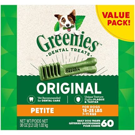 Natural Dog Treats - Greenies Original Petite Dental Chews