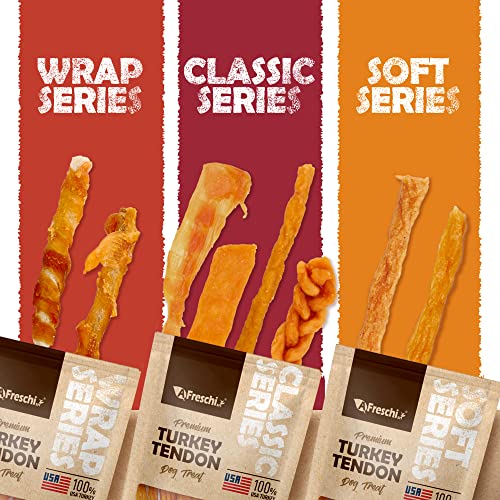 'Turkey Tendon Treats: All-Natural, US-Sourced Dog Chews with No Additives'