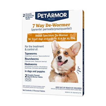 PetArmor 7 Way Chewable Dog De-Wormer | Vet-Quality Tablets