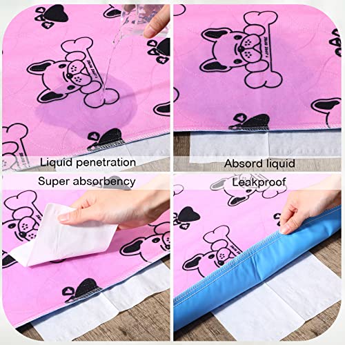 6 Reusable Pee Pads: Absorbent, Washable, Leakproof.