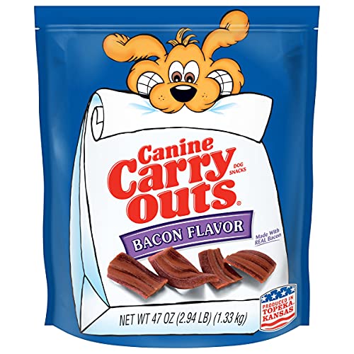 Canine Carry Outs Bacon Flavor Dog Treats - 47 oz Bag