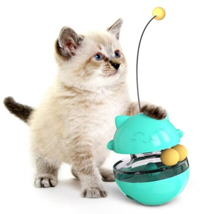 Cat Toy Ball - Pet Slow Feeder by Size & Design | Non-toxic & Adjustable