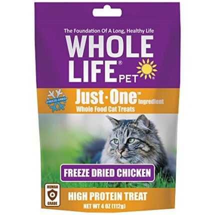 100% Pure Human Grade Freeze Dried Chicken For Cats - Sourced and Made in USA