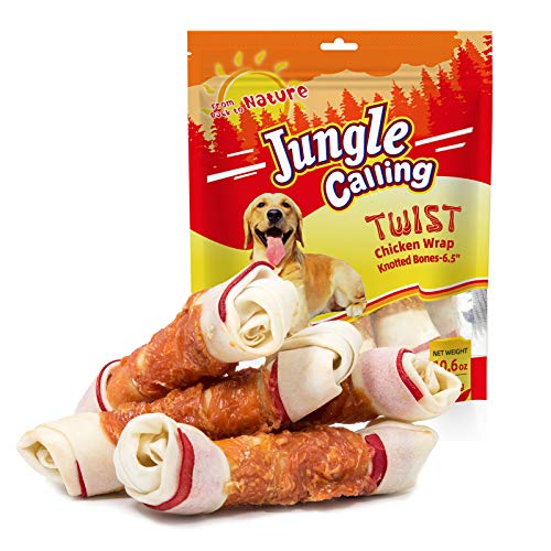 Long Lasting Dog Rawhide Bones - High Protein & Easily Digested Treats