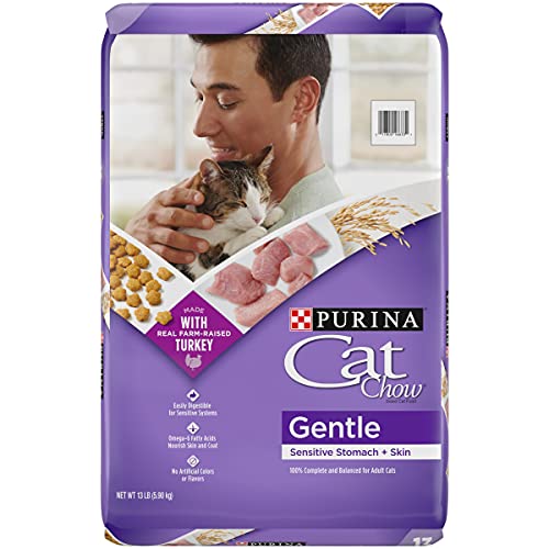 13 lb. Bag Purina Cat Chow Gentle Dry Cat Food - Sensitive Stomach and Skin