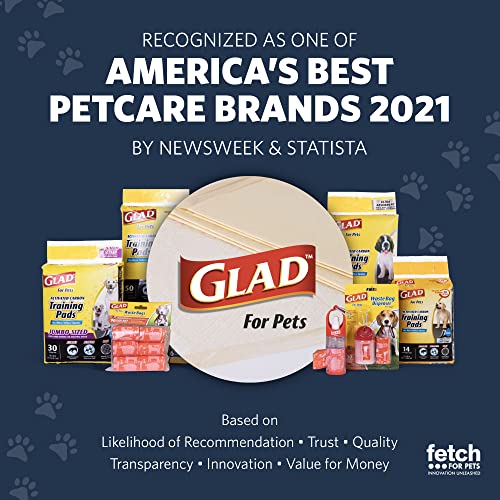 Glad Pets Dog Pads | Pheromone Attractant & Carbon Technology