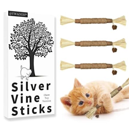 Silvervine Sticks | Natural Cat Chew Toys, Safe for Kittens