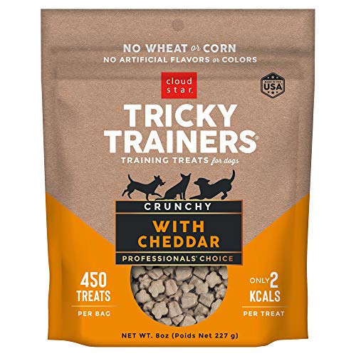 Cheddar Training Treats for Dogs | Cloud Star Tricky Trainers Crunchy