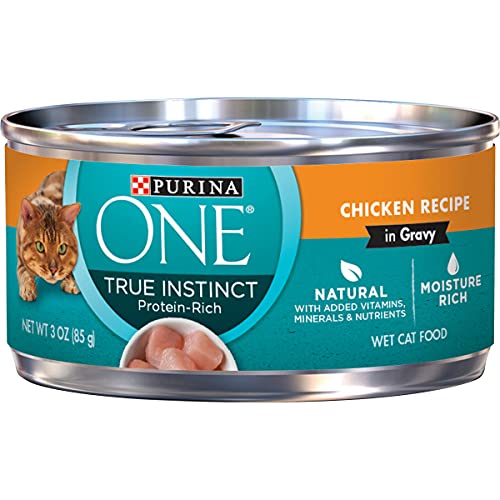 High Protein Cat Food – Purina ONE True Instinct Chicken Recipe in Gravy