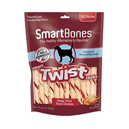 Delicious & Healthy Rawhide-Free Dog Chews with Real Chicken & Vegetables