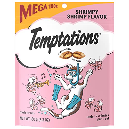 "TEMPTATIONS Classic Cat Treats - Shrimpy Shrimp Flavor"