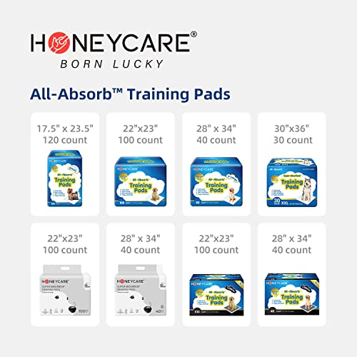 Quick-Drying Surface & Super-Absorbent Core Puppy Pads for Training & Assisting Dogs