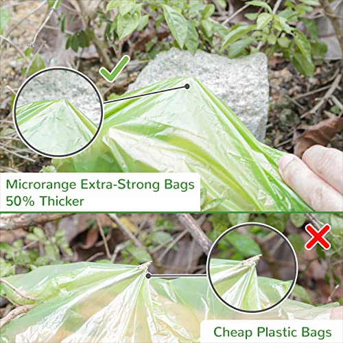 Microrange Dog Waste Bags | 100% HDPE + EPI Material | 20 Rolls/300 Bags