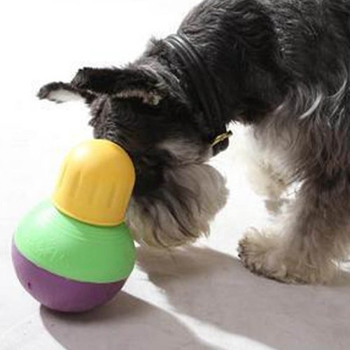 Adjustable Treat Dispensing Toy | Weighted Bottom Wobbles